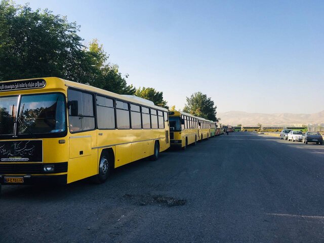 ۱۳۰ دستگاه اتوبوس به مرز خسروی اعزام می‌شود