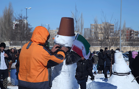 جشنواره آدم برفی در كنار استقبال چشم گیر شهروندان برگزار شد