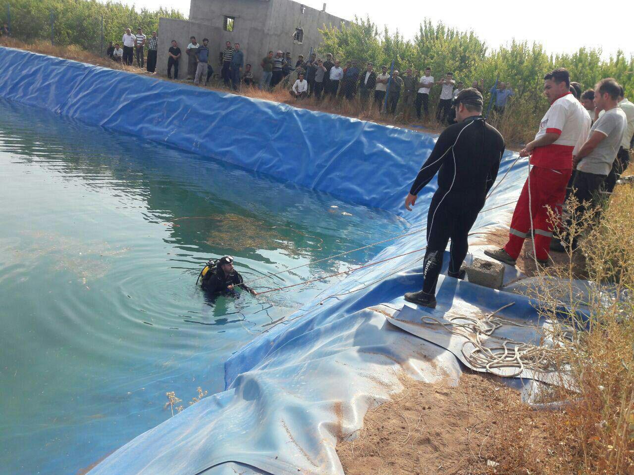 یافتن پیکر غریق 18 ساله در استخر آّب روستای آجربند